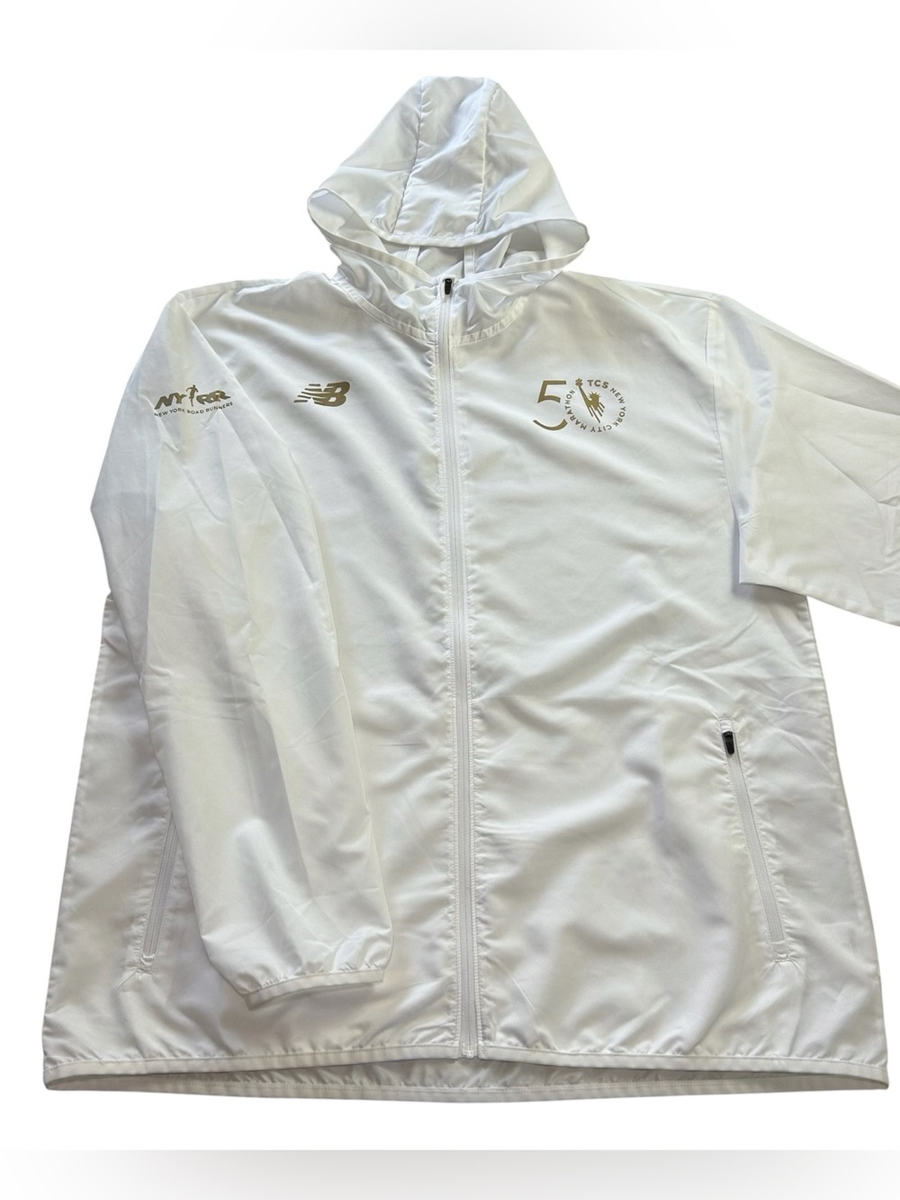 New Balance Windbreaker Jacket TSC New York City Marathon 50th Anniversary Men L